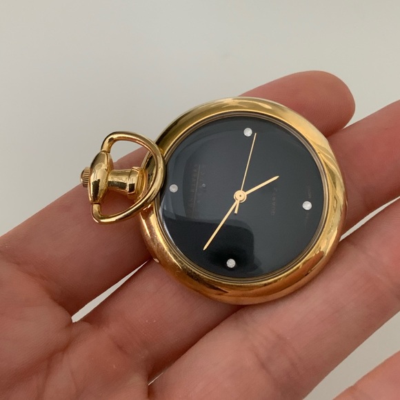 Vintage JOAN RIVERS Classics Collection Gold Tone Watch Unisex Pendent Necklace - Picture 7 of 10